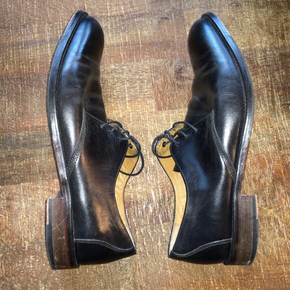 Johnston & Murphy Hartley Plain Black Dress Shoe Oxford Mens 10.5 M Leather main image 6